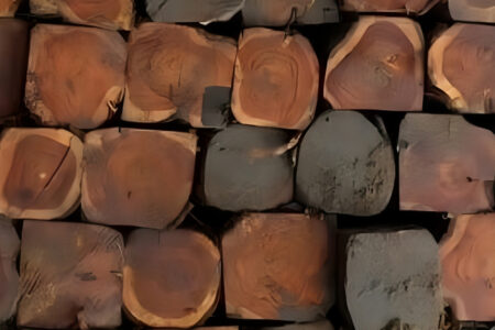 Teak Rough Squares